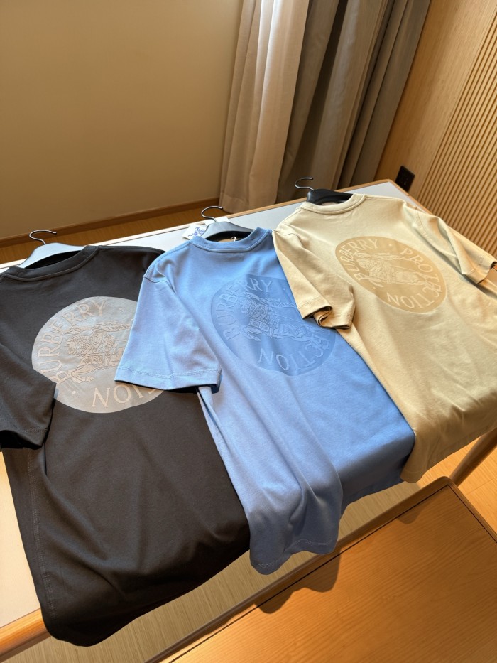 NIGO Burberry Men's Summer Knight Graphic Printed Solid Color Round Neck Cotton Short Sleeve T-Shirt #nigo76248