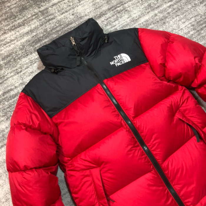 NIGO The North Face Men's And Women's Fall And Winter Color Blocking Goose Down Zipper Long Sleeve Down Jacket #nigo76247