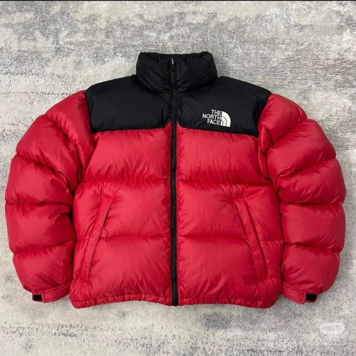 NIGO The North Face Men's And Women's Fall And Winter Color Blocking Goose Down Zipper Long Sleeve Down Jacket #nigo76247