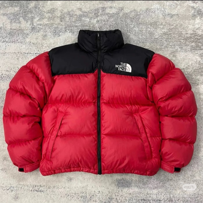 NIGO The North Face Men's And Women's Fall And Winter Color Blocking Goose Down Zipper Long Sleeve Down Jacket #nigo76247