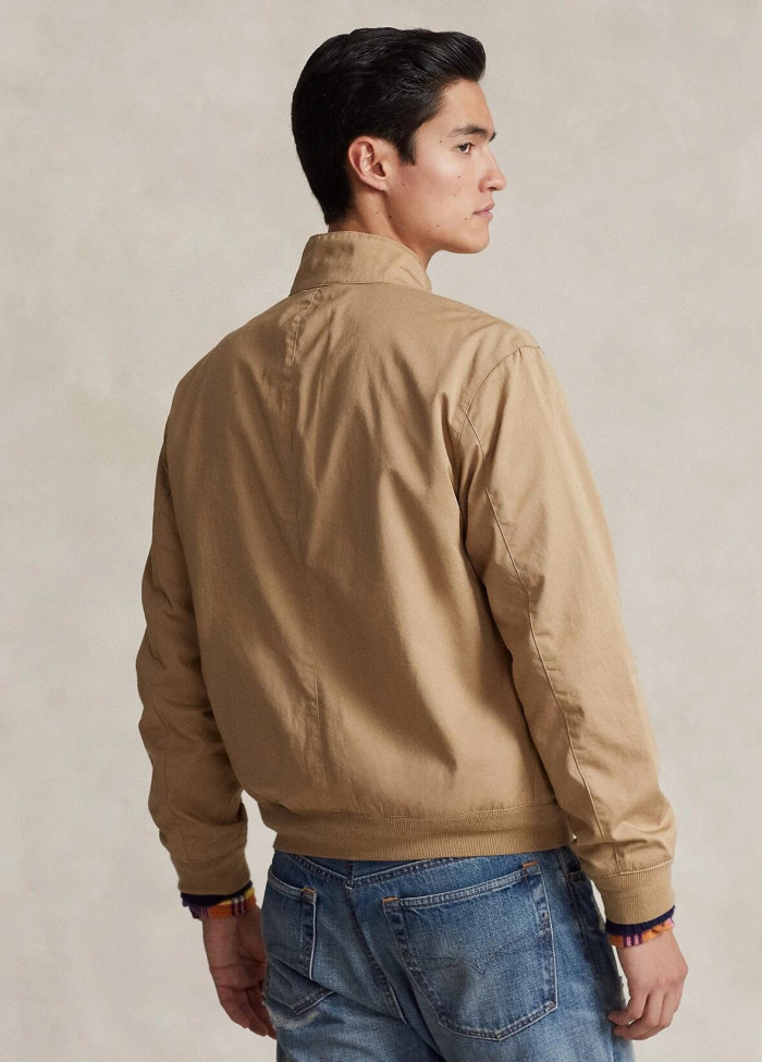 NIGO Ralph Lauren Men's Spring and Autumn Solid Color Standing Collar Zipper Long Sleeve Jacket #nigo76254
