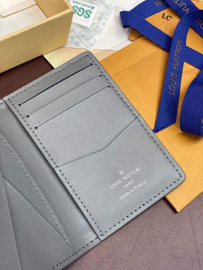 NIGO Louis Vuitton Men's Monogram Shadow Leather Long Wallet Card Case Bag Bags #nigo76255