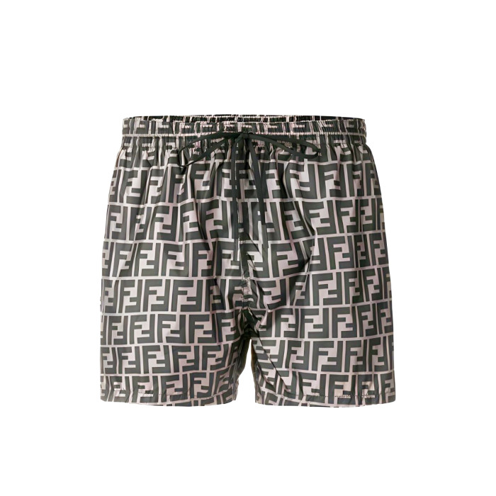 NIGO Fendi Men's Summer Solid Colour Letter Logo Print Bermuda Shorts #nigo76237