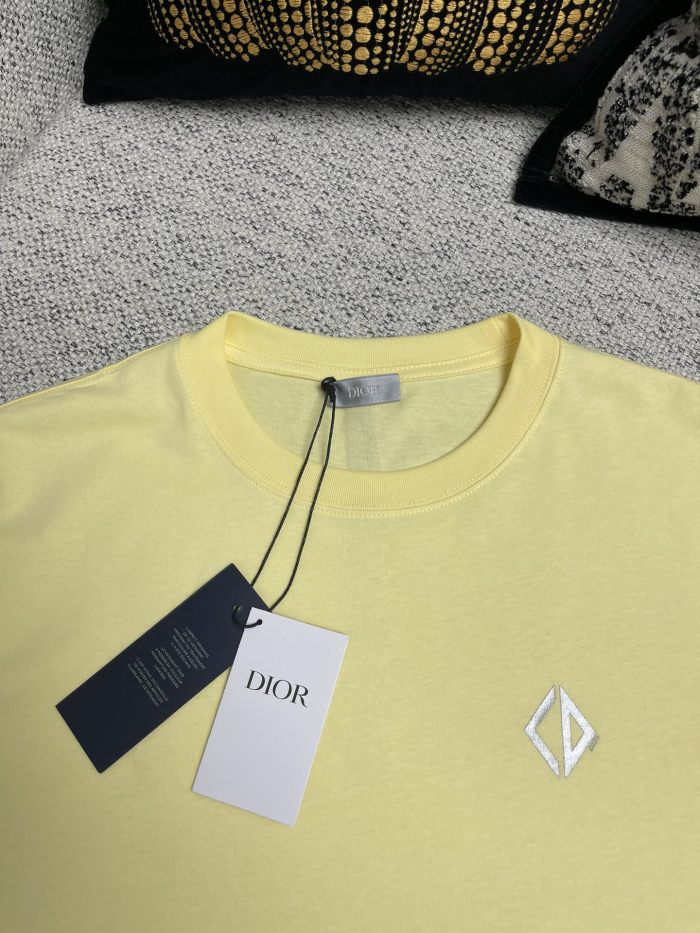 NIGO Dior Men's Summer Dior Solid Color Cotton Round Neck Loose Short Sleeve T-Shirt #nigo76267