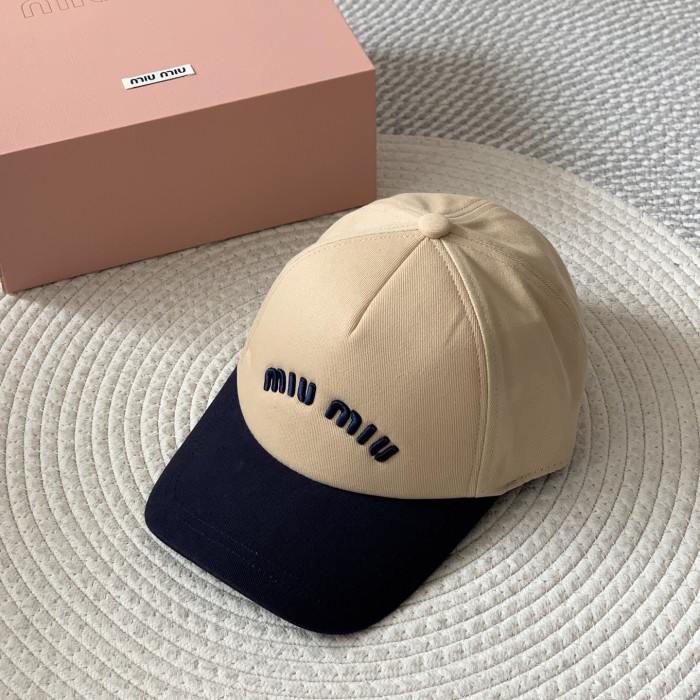 NIGO MiuMiu Men's and Women's Colorblocking Embroidered Lettered Duck Hat Cap #nigo76282