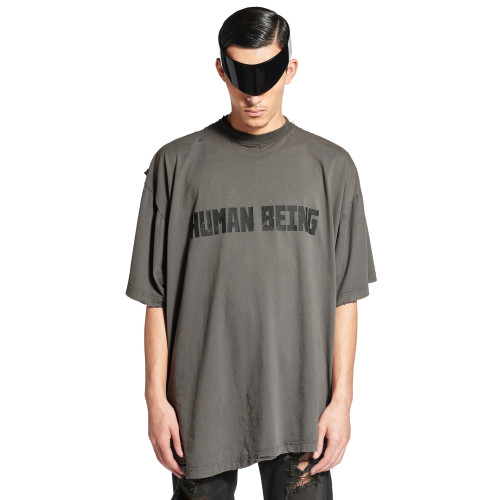 NIGO Men Women HUMAN BEING SHIFTED Summer Round Neck Short Sleeve Cotton Solid Color T-Shirt Ngvp #nigo1418