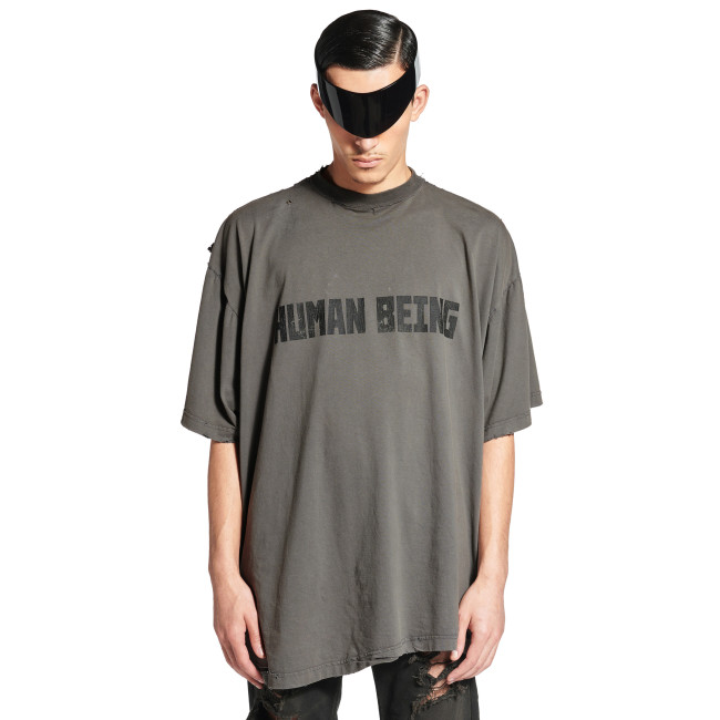 NIGO Men Women HUMAN BEING SHIFTED Summer Round Neck Short Sleeve Cotton Solid Color T-Shirt Ngvp #nigo1418