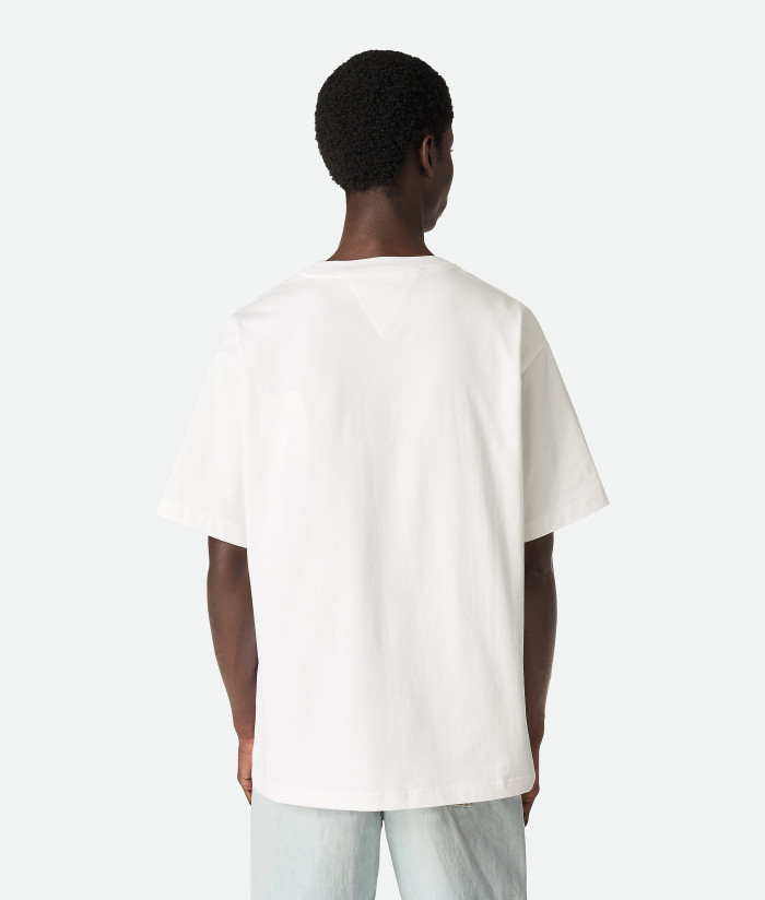 NIGO Bottega Veneta Men's Women's Summer Solid Color Round Neck Cotton Logo Printed Jersey Short Sleeve T-Shirt Ngvp #nigo1416