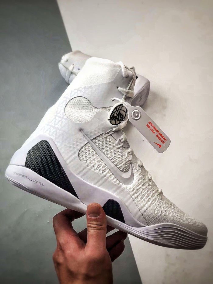 NIGO Nike Kobe 9 Elite Protro “Halo” Men's Four Seasons Solid Color Comfortable Slip Resistant Wear-resistant High Top Lace-up Basketball Shoes #nigo76274