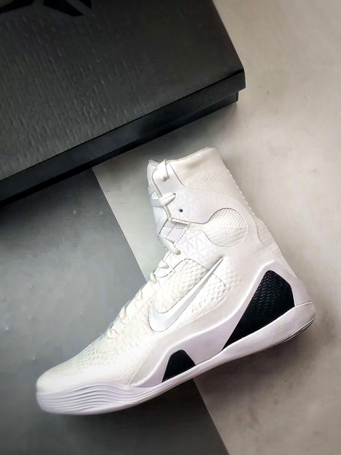 NIGO Nike Kobe 9 Elite Protro “Halo” Men's Four Seasons Solid Color Comfortable Slip Resistant Wear-resistant High Top Lace-up Basketball Shoes #nigo76274