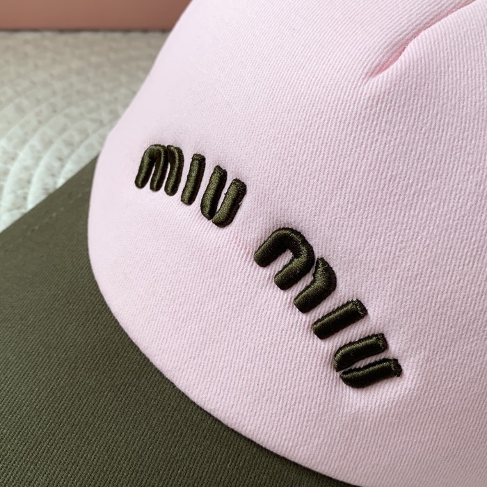 NIGO MiuMiu Men's and Women's Colorblocking Embroidered Lettered Duck Hat Cap #nigo76282