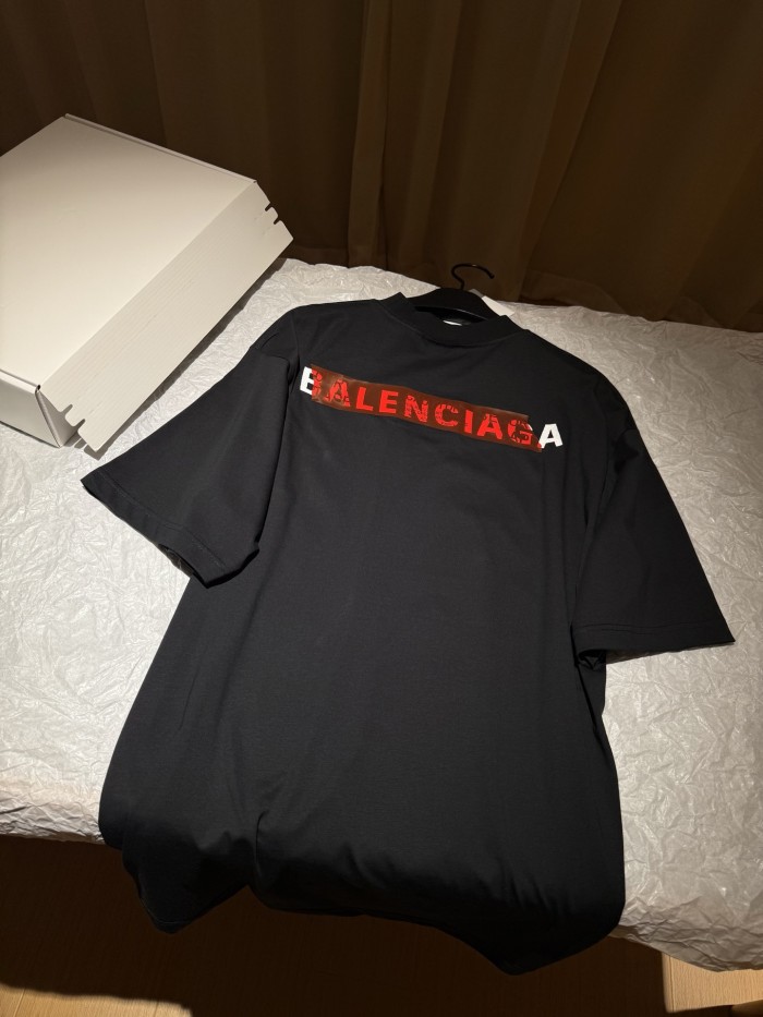 NIGO Balenciaga Men's Summer Solid Color Regular Fit Cotton Round Neck Short Sleeve T-Shirt #nigo76273