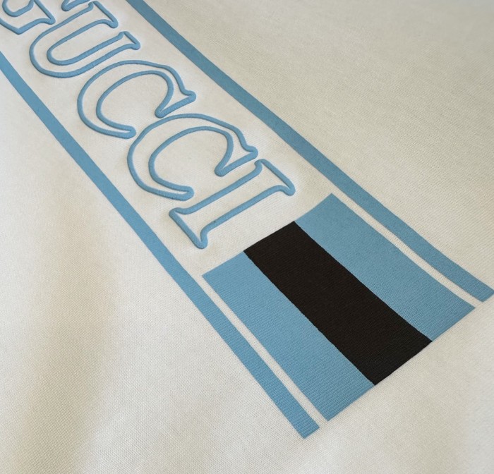 NIGO Gucci Men's Summer Logo Print Embroidery Solid Color Cotton Jersey Short Sleeve T-Shirt #nigo76314