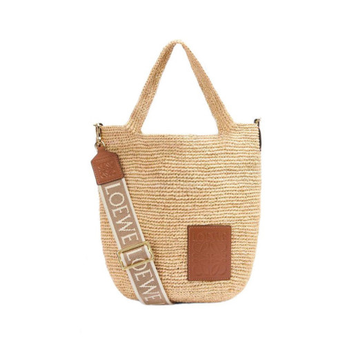 NIGO Loewe Women's Slit Adjustable Shoulder Strap Solid Color Woven Resort Style Raffia Mini Tote Crossbody Bag Bags #nigo76331