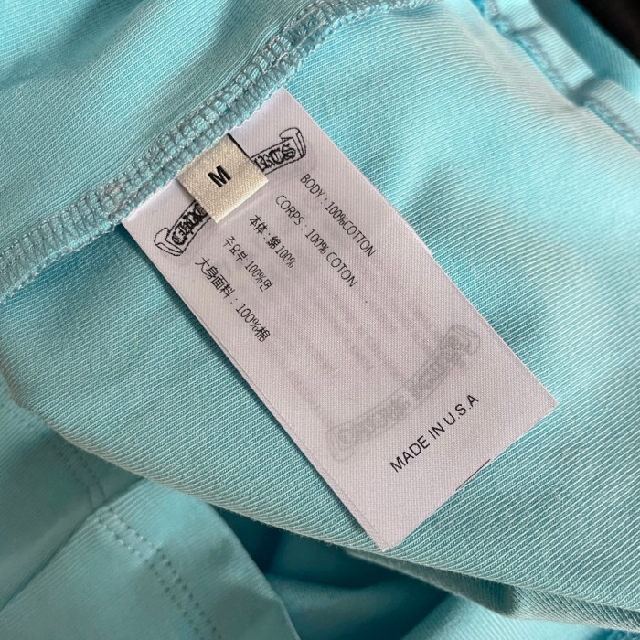 NIGO Chrome Hearts Women's Summer Colorblocked Letter Printed Cotton Round Neck Short Sleeve T-Shirt #nigo76353