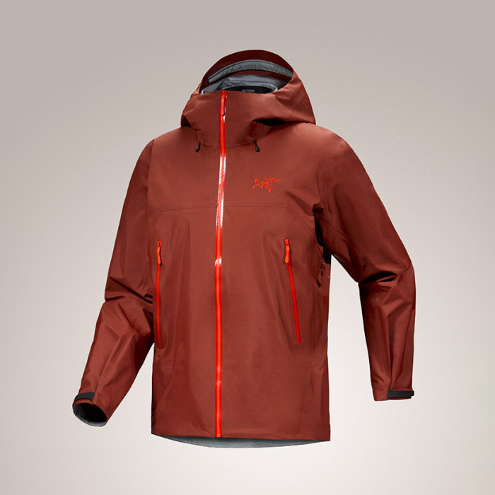 NIGO Arcteryx Men's Autumn and Winter Solid Color Waterproof Fabric Hooded Zipper Long Sleeve Jacket #nigo76354