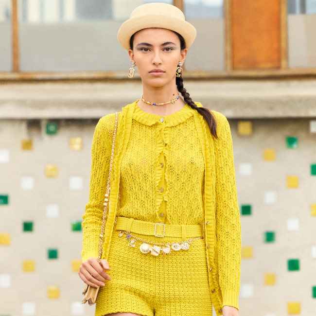 NIGO Chanel Women's Spring, Autumn And Winter Solid Color Lace Round Neck Cotton Long Sleeve Knitted Cardigan Ngvp #nigo1434