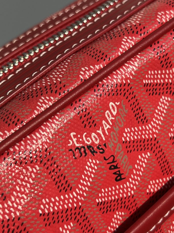 NIGO GOYARD Cap-vert Men's And Women's Old Flower Full Print Inside And Outside Compartments Canvas Patchwork Leather Messenger Bag Camera Bag Shoulder Crossbody Bags #nigo76387
