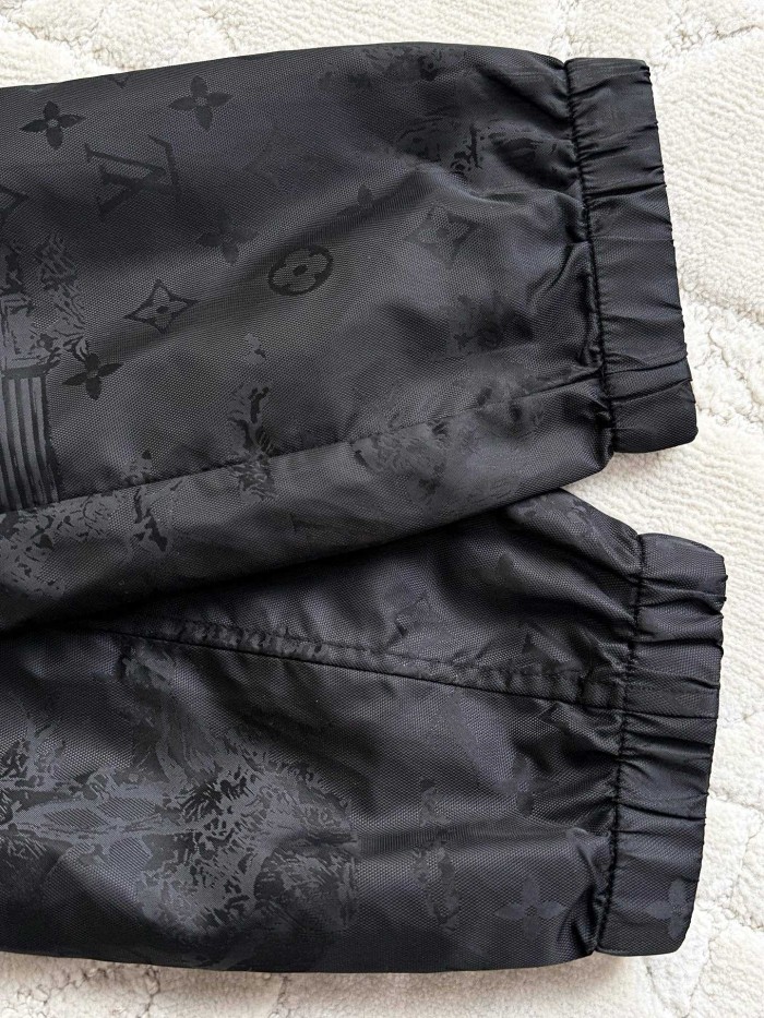 NIGO Louis Vuitton Men's Spring and Autumn Solid Color Logo Pattern Full Print Zipper Hooded Long Sleeve Jacket #nigo76377