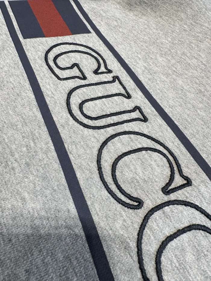 NIGO Gucci Men's Spring and Summer Solid Color Letter Printed Cotton Round Neck Long Sleeve Sweatshirt #nigo76391