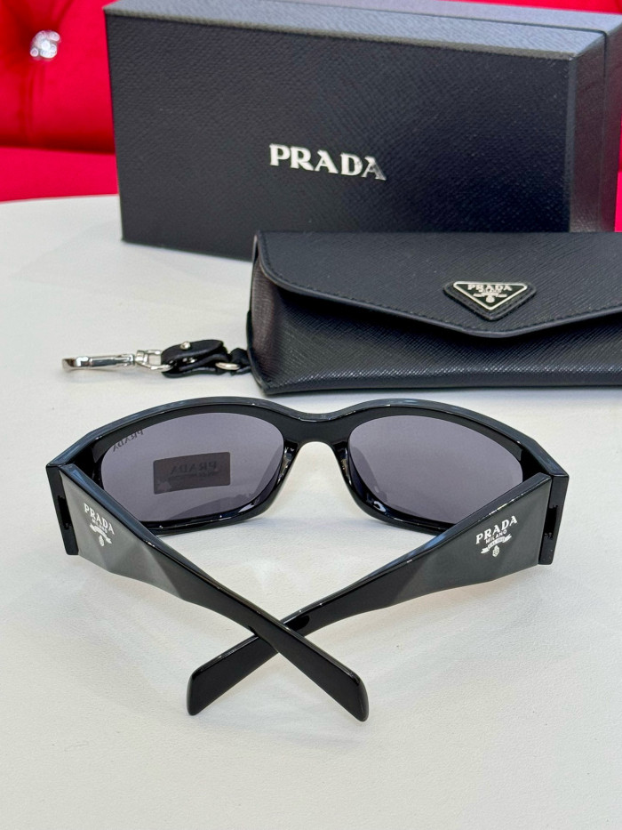 NIGO Prada Women's Logo Solid Color Acetate Irregular Shape Sunglasses Eyeglasses Glasses #nigo76399