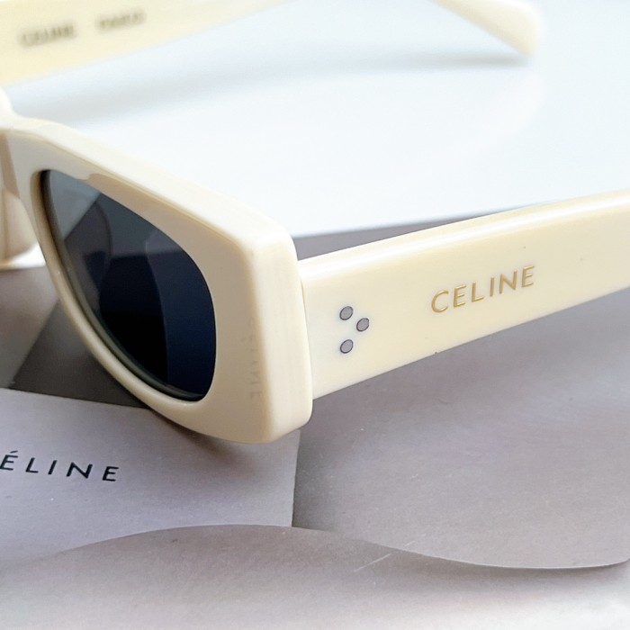 NIGO Celine Women's Lens Logo Acetate Square Sunglasses Eyeglasses Glasses #nigo76388