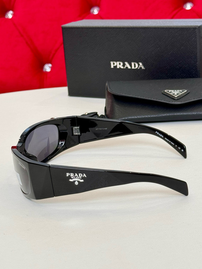 NIGO Prada Women's Logo Solid Color Acetate Irregular Shape Sunglasses Eyeglasses Glasses #nigo76399