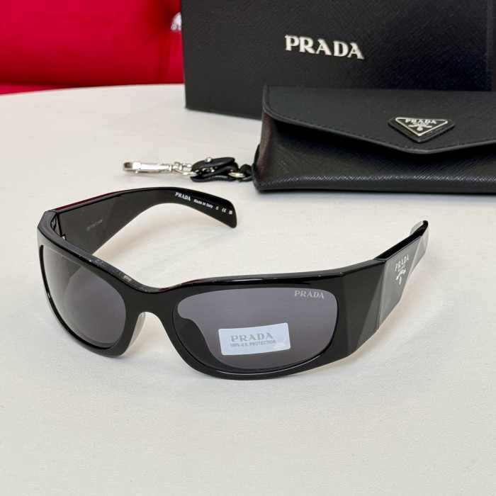 NIGO Prada Women's Logo Solid Color Acetate Irregular Shape Sunglasses Eyeglasses Glasses #nigo76399