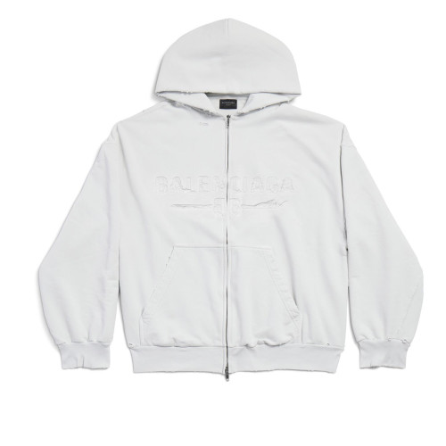 NIGO Balenciaga New Year Series 25 - Hoodie Regular Fit Zip Hooded Sweatshirt Solid Colour Patch Logo Letter Casual Sweatshirt Men's Spring and Autumn #nigo81146