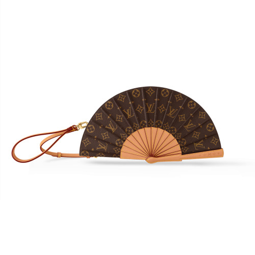 NIGO Louis Vuitton Lv Fan Handbag Monogram Canvas Men's Women's Summer Trendy Temperament Clutch  Bag Bags M14804 #nigo81149