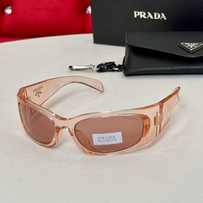 NIGO Prada Women's Logo Solid Color Acetate Irregular Shape Sunglasses Eyeglasses Glasses #nigo76399