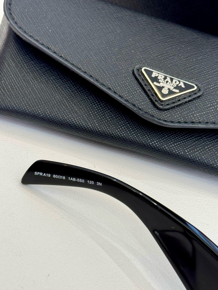 NIGO Prada Women's Logo Solid Color Acetate Irregular Shape Sunglasses Eyeglasses Glasses #nigo76399