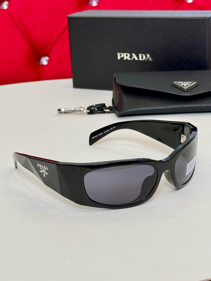 NIGO Prada Women's Logo Solid Color Acetate Irregular Shape Sunglasses Eyeglasses Glasses #nigo76399