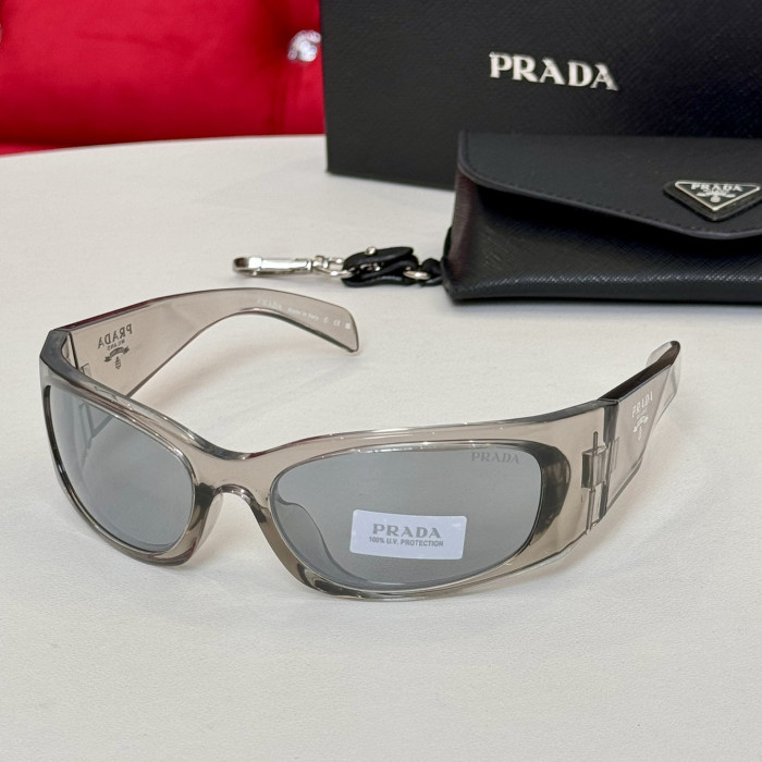 NIGO Prada Women's Logo Solid Color Acetate Irregular Shape Sunglasses Eyeglasses Glasses #nigo76399