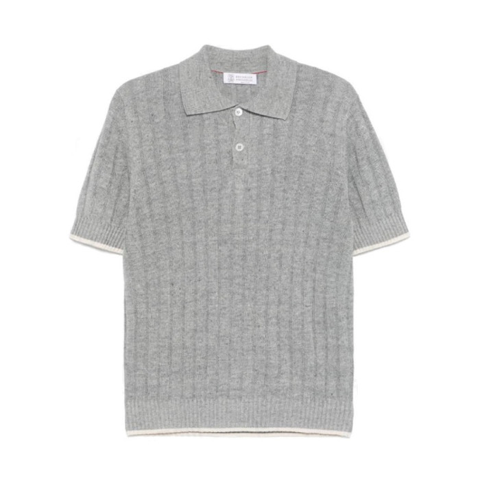NIGO Brunello Cucinelli Men's Spring And Summer Solid Color Lapel Fitted Short Sleeve Polo Shirt Ngvp #nigo1447