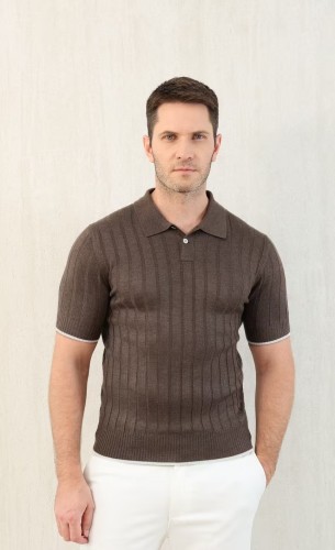 NIGO Brunello Cucinelli Men's Spring And Summer Solid Color Lapel Fitted Short Sleeve Polo Shirt Ngvp #nigo1447