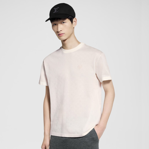 NIGO Louis Vuitton Men's Summer Solid Color Letter Logo Round Neck Cotton Short Sleeve T-Shirt #nigo76428
