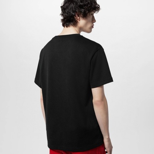 NIGO Louis Vuitton Men's Summer Solid Color Sleeve Cotton Round Neck Short Sleeve T-Shirt #nigo76419