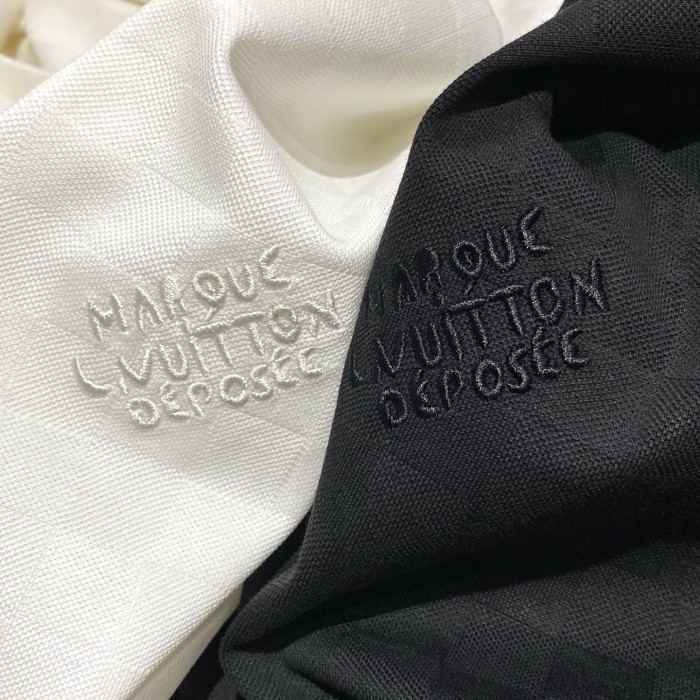 NIGO Louis Vuitton Men's Summer Solid Color Letter Logo Round Neck Cotton Short Sleeve T-Shirt #nigo76428