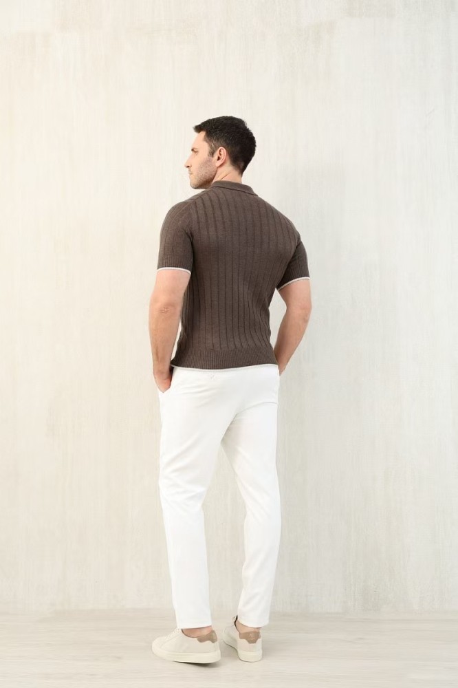NIGO Brunello Cucinelli Men's Spring And Summer Solid Color Lapel Fitted Short Sleeve Polo Shirt Ngvp #nigo1447