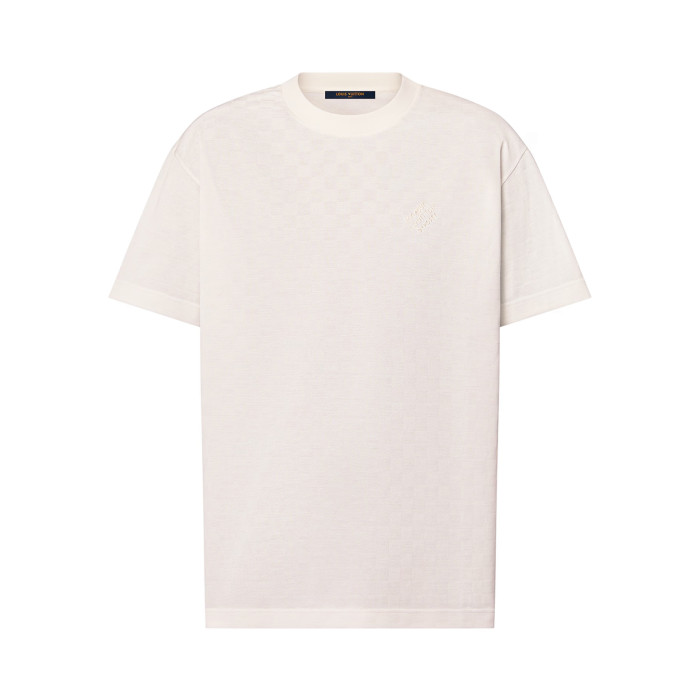 NIGO Louis Vuitton Men's Summer Solid Color Letter Logo Round Neck Cotton Short Sleeve T-Shirt #nigo76428