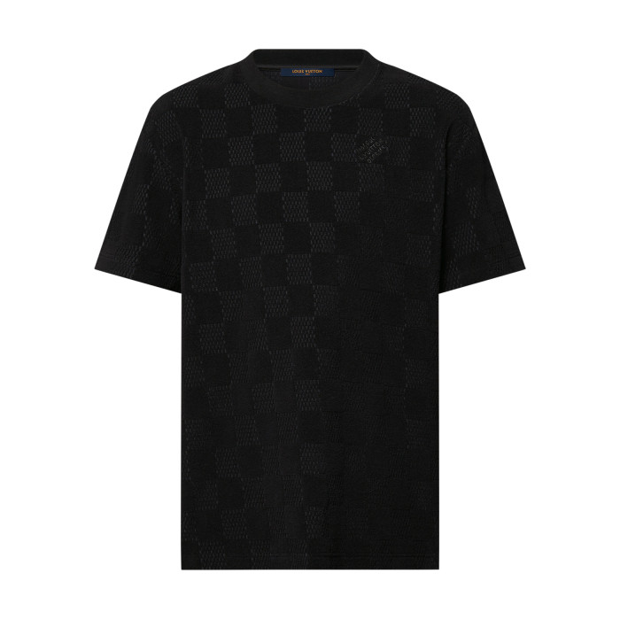 NIGO Louis Vuitton Men's Summer Black Embroidered Logo Printed Cotton Short Sleeve T-Shirt Casual Shorts Set Suit #nigo76435