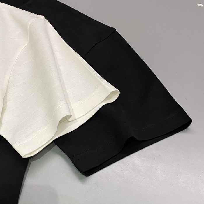 NIGO Louis Vuitton Men's Summer Solid Color Letter Logo Round Neck Cotton Short Sleeve T-Shirt #nigo76428
