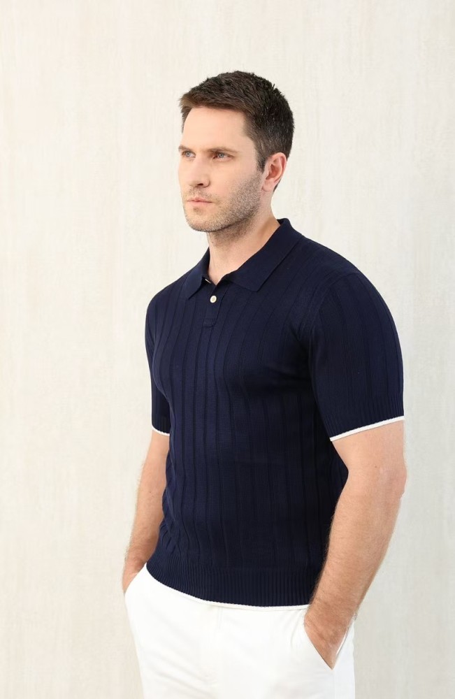 NIGO Brunello Cucinelli Men's Spring And Summer Solid Color Lapel Fitted Short Sleeve Polo Shirt Ngvp #nigo1447
