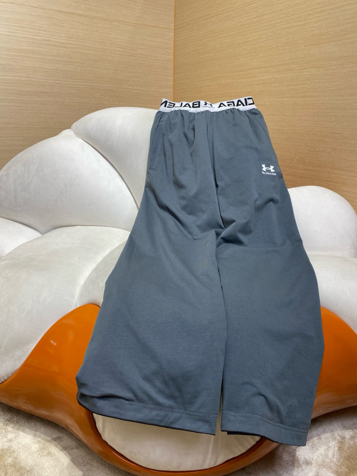 NIGO Balenciaga Men's Spring And Fall Fashion Double Sided Layered Stretch Knit Sweatpants Pants #nigo76416