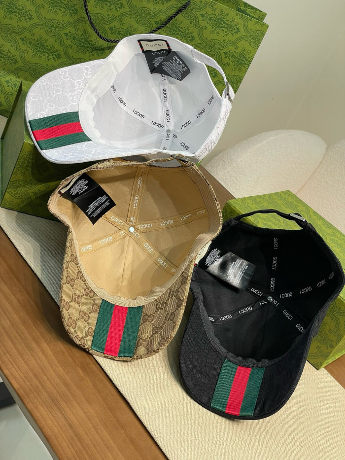 NIGO Gucci Decorative Striped Webbing Gg Canvas Baseball Cap Men Women Fashion Trend Embroidery Versatile Spring And Summer Casual Hats #nigo76443