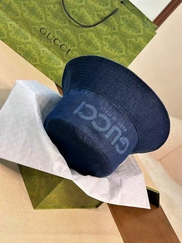 NIGO Gucci Women's Solid Color Monogrammed Cowboy Fisherman's Hat Cap #nigo76444