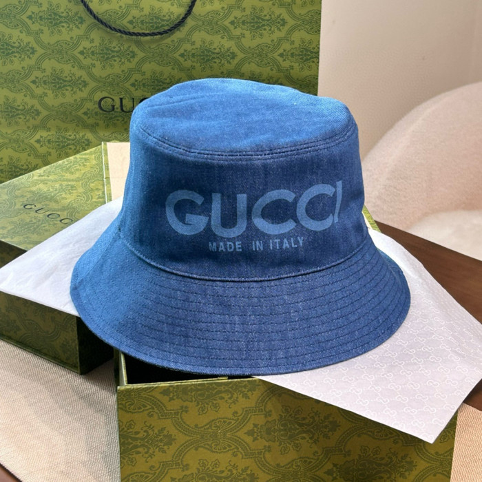 NIGO Gucci Women's Solid Color Monogrammed Cowboy Fisherman's Hat Cap #nigo76444