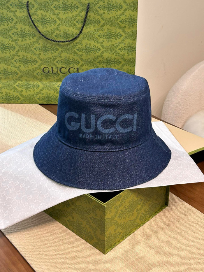NIGO Gucci Women's Solid Color Monogrammed Cowboy Fisherman's Hat Cap #nigo76444