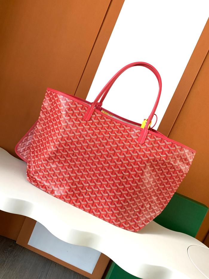 NIGO GOYARD Saint Louis Women's Solid Color Y Printing Double Sided Canvas Spell Cowhide Shopping Bag Tote Bags #nigo76436